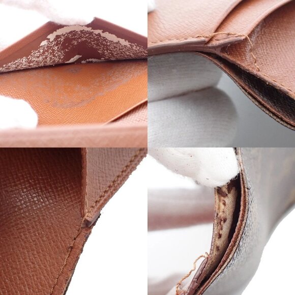 LOUIS VUITTON Porte Monnaie Billets Tresor Wallet Monogram Brown M61730 07EF433 - Picture 14 of 16